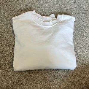 White lululemon crewneck large